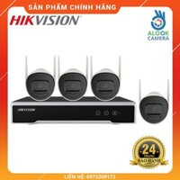 Bộ Kit 4 camera Wifi HIKVISION NK42W0H(D)-CHÍNH HÃNG-BẢO HÀNH 24 THÁNG