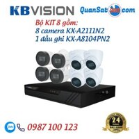 Bộ KIT Camera IP KBVISION KIT 8 - Hàng Chính Hãng