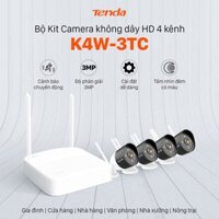 Bộ Kit Camera không dây HD 4 Kênh Tenda K4W-3TC