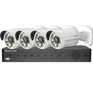 Bộ Kit Camera Powerline IP Vantech VPP-01D - 4 kênh