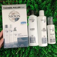 Bộ KIT dầu gội xả & tinh dầu Nioxin ngăn rụng tóc System 2 300ml( Natural Hair)-NEW