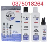 Bộ KIT dầu gội xả và tinh dầu Nioxin chống rụng tóc System 5 300mlx2