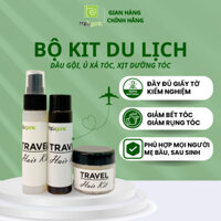 Bộ kit du lịch travel cho tóc HaPuganic Dầu Gội, Ủ Xả Tóc Và Tinh Chất Kích Mọc Tóc