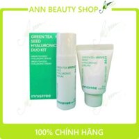 Bộ Kit Dùng Thử Trà Xanh Innisfree Green Tea Seed Hyaluronic Duo Kit