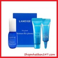 Bộ Kit Dưỡng Ẩm Laneige Water Bank Moisture Kit 3 Items