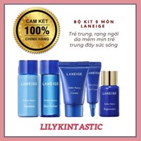 Bộ Kit Laneige Mini - 5  items  Hoàn Hảo Cho Một Quy trình Dưỡng Da Từ  A->Z