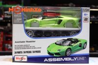 Bộ KIT Lắp ghép Lamborghini Aventador LP700-4 Roadster 1:24 Maisto