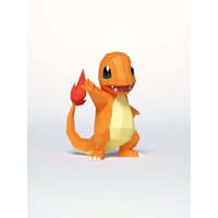 Bộ Kit Mô hình giấy 3D  Charmander trang trí nhà cửa, shop thời trang