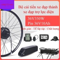 Bộ kít nâng cấp xe đạp thành xe đạp trợ lực điện