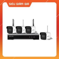 Bộ KIT POE (4 Camera IP 2MP + 1 NVR) - NK44W0H(D) Wi-Fi Kit 4MP - Hàng chính hãng