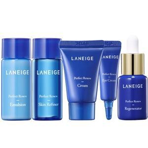 Bộ kit săn da chống lão hoá 5 món Perfect Renew Trial Kit Laneige Perfect