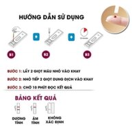Bộ Kit Test Xét Nghiệm Nhanh HIV (Lấy Máu Đầu Ngón Tay) FASTEP