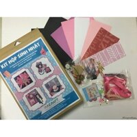 Bộ kit thiệp hộp sinh nhật 3D