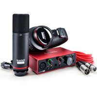 Bộ Kit thu âm Focusrite Scarlett Solo Studio 2x2 USB Audio Interface with Microphone & Headphones (3rd Generation) gen3