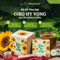 Bộ kit trồng cây gieo hạt - Hạt hoa Hướng dương - Gieo Hy Vọng