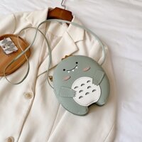 Bộ kit tự khâu túi da hình khủng long béo dễ thương ANNA
