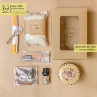 Bộ Kit Tự Làm Nến Thơm, Tỏa Hanmade Candle (Kit Nhỏ Làm 01 Nến)