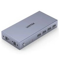 Bộ KVM HDMI 2 ra 1 UNITEK V307A (Switch HDMI 2.0 4K@60Hz + 2USB, 2CPU to 1 màng hình)