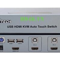 Bộ  KVM Switch HDMI 2 vào 1 hỗ trợ full HD, 3D Dtech DT-8121