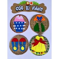 bộ kỹ năng stem trang trí mầm non MINH ANH