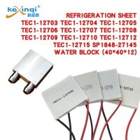 Bộ làm mát nhiệt điện TEC1-12705 Peltier TEC1-12706 40 * 40MM 12V Peltier Element Module TEC1-12705 Bộ làm mát nhiệt điện