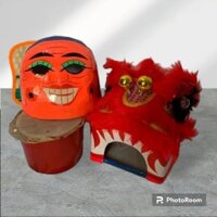 Bộ lân giá rẻ cho bé 2-5 tuổi KHÔNG KÈM ĐUÔI LÂN