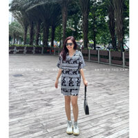 Bộ lanh thổ cẩm áo cộc quần đùi (ẢNH THẬT)