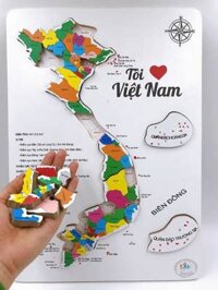 Bộ lắp ghép bản đồ Việt Nam