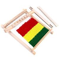 Bộ lắp ghép khung cửi dệt vải đồ chơi STEM cho bé (Bộ)