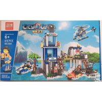 Bộ Lắp Ghép Lego Miêu Tả Đội Cứu Hộ Cảnh Sát Biển Đang Làm Nhiệm Vụ.