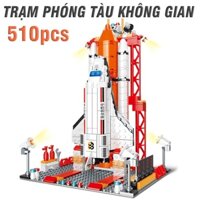 Bộ lắp ghép lego mô hình trạm phóng tàu vũ trụ gồm 510 chi tiết bằng nhựa cao cấp (510pcs)