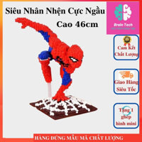 Bộ Lắp Ghép Lego Người Nhện Cao 46cm Được Tặng Kèm 1 Lego Mini