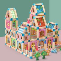 Bộ lắp ghép mô hình nhà gỗ cho bé từ 3 - 10 tuổi
