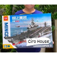 Bộ Lắp Ghép Mô Hình Tàu Chiến Quân Sự H16, H17,H18