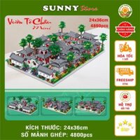 Bộ lắp ghép mô hình Vườn Tô Châu mini - Xếp hình siêu hot - Sunny