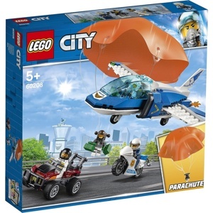 Bộ lắp ghép truy bắt tội phạm nhảy dù Lego City 60208