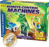 BỘ LẮP RÁP 8 MÔ HÌNH STEM ĐIỀU KHIỂN TỪ XA phiên bản 8 con vật Thames & Kosmos Remote-Control Machines: Animals Science Kit