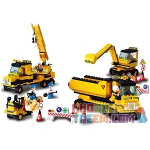 Đồ chơi bộ lắp ráp các thiết bị cơ khí hạng nặng Sluban M38-B9700