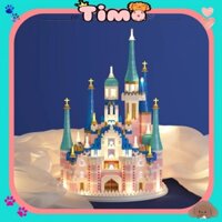 Bộ Lắp Ráp Công Chúa Lâu Đài Dis.ney Công Chúa Mô Hình Lắp Ráp Mini 3D Timo LG08