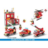 Bộ Lắp Ráp, ghép hình biệt đội cứu hỏa 593 Miếng Ghép LX. A342