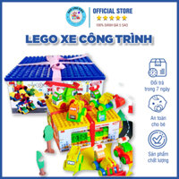 Bộ Lắp Ráp Lego Bảo Linh Kids Shop - Xếp Hình Lego Xe, Công Trình Xây Dựng, Biến Hình Siêu Nhân Với 125 Chi Tiết