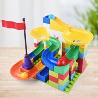 Bộ lắp ráp lego cầu trượt Lắp được cả vào bàn lego hoa anh đào( 73 chi tiết)