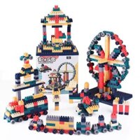 Bộ lắp ráp Lego cho bé 💝Freeship💝 Xếp Hình Nhật Bản, Hộp lắp ghép 520 Chi Tiết Cho Bé