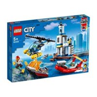 BỘ LẮP RÁP LEGO CITY 60308 TRẠM CẢNH SÁT TUẦN TRA VÀ CỨU HỎA BIỂN