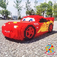 Bộ lắp ráp Lego ô tô đua 10 x 26cm