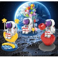 Bộ lắp ráp Lego Phi Hành Gia có hộp kính- Đồ dùng trang trí decord phòng
