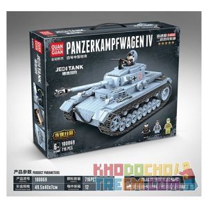 Bộ lắp ráp Lego Tank Panzer IV QuanGuan 100069