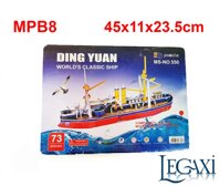 Bộ Lắp Ráp Mô Hình Giấy 3D Con Thuyền