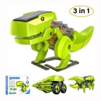 Bộ lắp ráp Năng lượng Mặt trời T3 Khủng long T-REX (3 in 1 Solar Robot Kit)