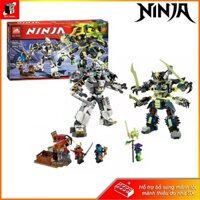 Bộ lắp ráp Ninjago SS 5 Mech Zane đại chiến 10399 | Không hộp, sách điện tử Hỗ trợ chi tiết thiếu bởi Moc Homes